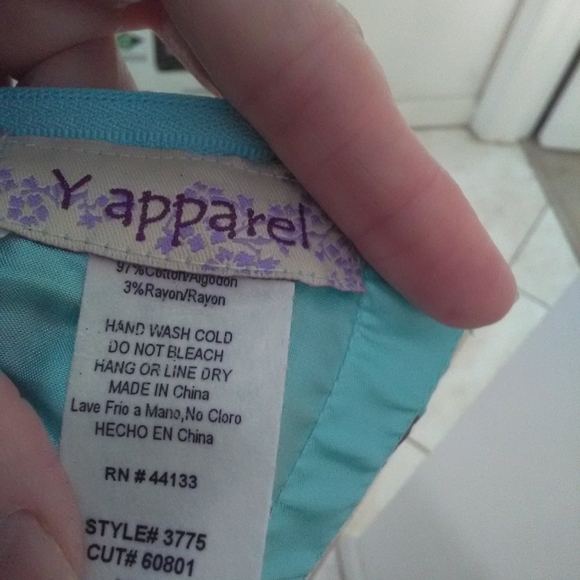 BNWOT UNIQUE BOUTIQUE DRESS BEAUTIFUL BLUE, ORANGE & BROWN GEOMETRIC A-LINE - Picture 3 of 8